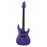 Guitare électrique Schecter C-6 Deluxe Satin Dark Purple
