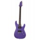 Guitare électrique Schecter C-6 Deluxe Satin Dark Purple