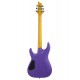 Guitare électrique Schecter C-6 Deluxe Satin Dark Purple
