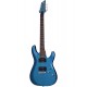 Guitare électrique Schecter C-6 Deluxe Satin Metallic Light Blue