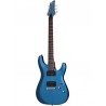 Guitare électrique Schecter C-6 Deluxe Satin Metallic Light Blue