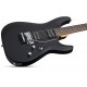 Guitare électrique Schecter C-6 Deluxe Floyd Rose Satin Black