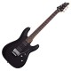 Guitare électrique Schecter C-6 Deluxe Floyd Rose Satin Black