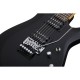 Guitare électrique Schecter C-6 Deluxe Floyd Rose Satin Black