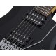 Guitare électrique Schecter C-6 Deluxe Floyd Rose Satin Black