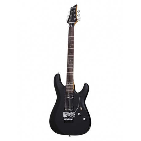 Guitare électrique Schecter C-6 Deluxe Floyd Rose Satin Black