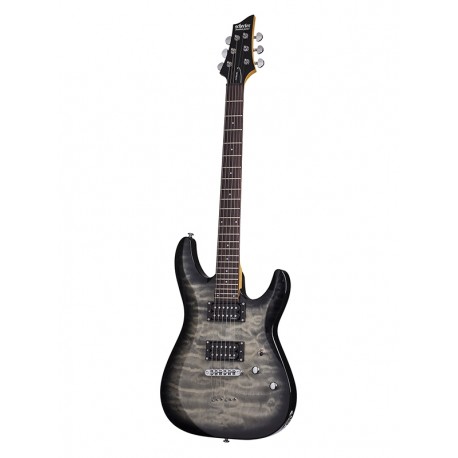 Guitare électrique Schecter C-6 Plus Charcoal Burst
