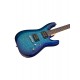 Guitare électrique Schecter C-6 Plus - Ocean Burst Blue