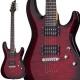Guitare électrique Schecter C-6 Plus - See Thru Cherry Burst