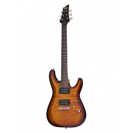 Guitare électrique Schecter C-6 Plus - Vintage Sunburst