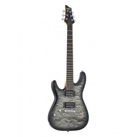 Guitare électrique Schecter C-6 Plus, gaucher Charcoal Burst