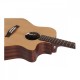 Guitare folk Schecter Acoustique Deluxe pan coupé Natural Satin