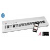 Piano numérique portable Medeli SP201 Plus blanc