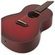 Guitare de voyage Yamaha CSF1M Crimson red