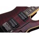 Guitare electrique Schecter Omen Extreme-6 Floyd Black Cherry