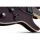 Guitare electrique Schecter Omen Extreme-6 Floyd Black Cherry
