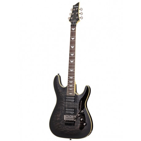 Guitare électrique Schecter Omen Extreme 6 Floyd See Through Black