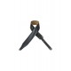 Sangle cuir Levy's noire 6.5cm