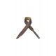 Sangle cuir Levy's marron 6.5cm