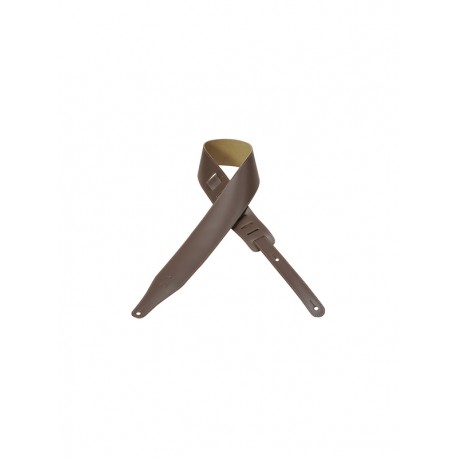 Sangle cuir Levy's marron 6.5cm