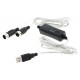 Interface MIDI USB Prodipe I/1O