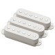 Kit micros simples EMG Crossroad SSS actifs blancs