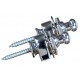 Paire de strap lock Fire & Stone type Schaller chromés