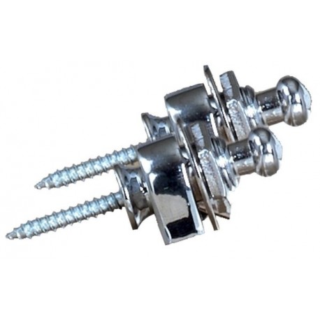 Paire de strap lock Fire & Stone type Schaller chromés
