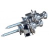 Paire de strap lock Fire & Stone type Schaller chromés