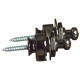 Paire de strap lock Fire & Stone type Schaller noirs
