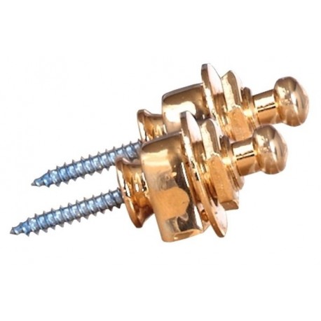 Paire de strap lock Fire & Stone type Schaller Gold