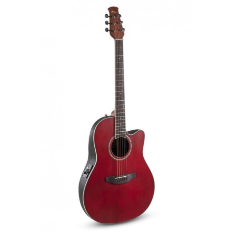 Guitare électro-acoustique Applause Balladeer AB24II-RR Ruby Red