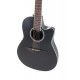 Guitare électro-acoustique 12 cordes Applause AB2412II-5S black satin
