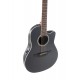 Guitare électro-acoustique 12 cordes Applause AB2412II-5S black satin