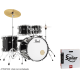 Batterie Pearl Roadshow Rock 22 Jet black