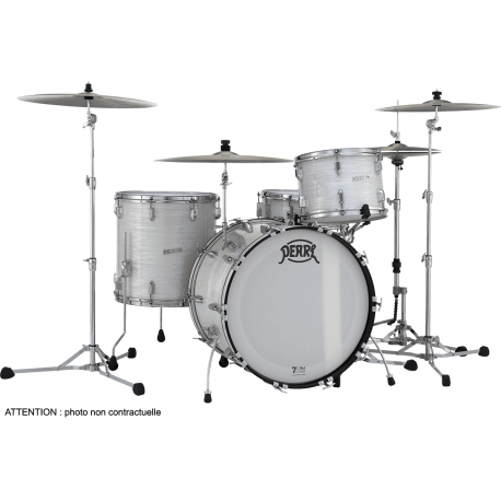 Batterie Pearl 75e anniversaire President Phenolic White Oyster
