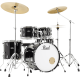 Batterie Pearl Roadshow fusion 20 pack 3 cymbales jet black