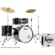 Batterie Pearl Roadshow rock 22 pack 3 cymbales Jet Black