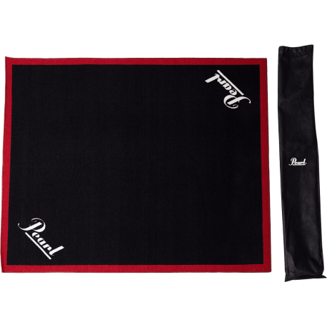 Tapis de batterie Pearl 180cm X 200cm rouge