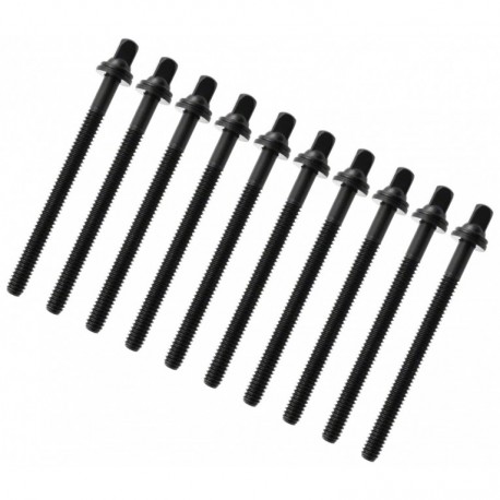 Tirant 65mm Noir avec Rondelle Sparedrum Filetage 7/32" (x10)