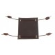 Tackle Instrument Protection Tom en cuir Marron