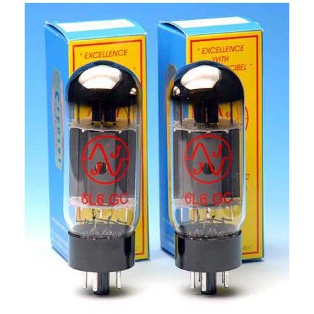 Paire de lampes de puissance JJ electronics 6L6 GC duet