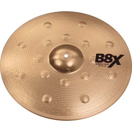 Cymbale Crash Ballistic Sabian B8X 18 pouces