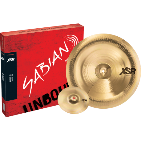 Pack cymbales effets Sabian XSR splash et China