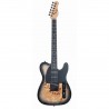 Guitare électrique Michael Kelly Trilpe 50 Black Burl
