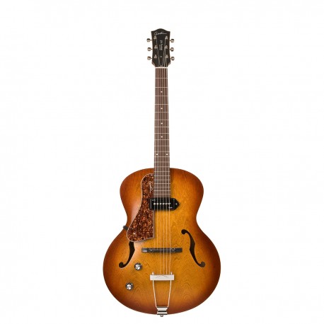 Guitare électrique gaucher Godin 5th Av Kingpin LH Cognac Burst
