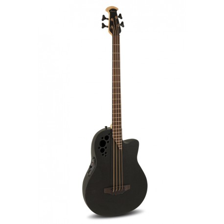 Basse électro-acoustique Ovation Elite Black Textured B778TX-5