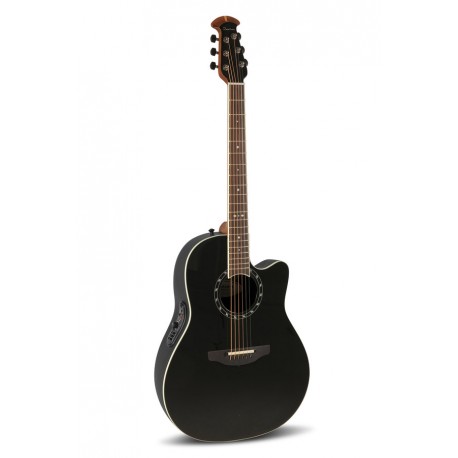 Guitare électro-acoustique Ovation Baladeer Noir 2771AX-5 Deep Bowl