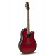 Guitare électro-acoustique Ovation Baladeer Cherry Burst 2771AX-CCB Deep Bowl