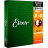 Cordes de basse acoustique 45-100 Elixir Nanoweb